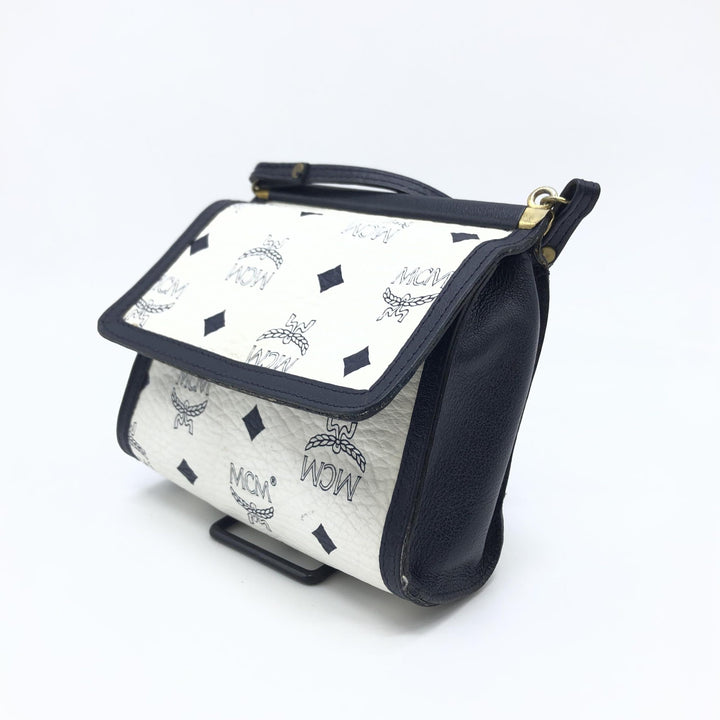 Mini Crossbody Bag White Visetos