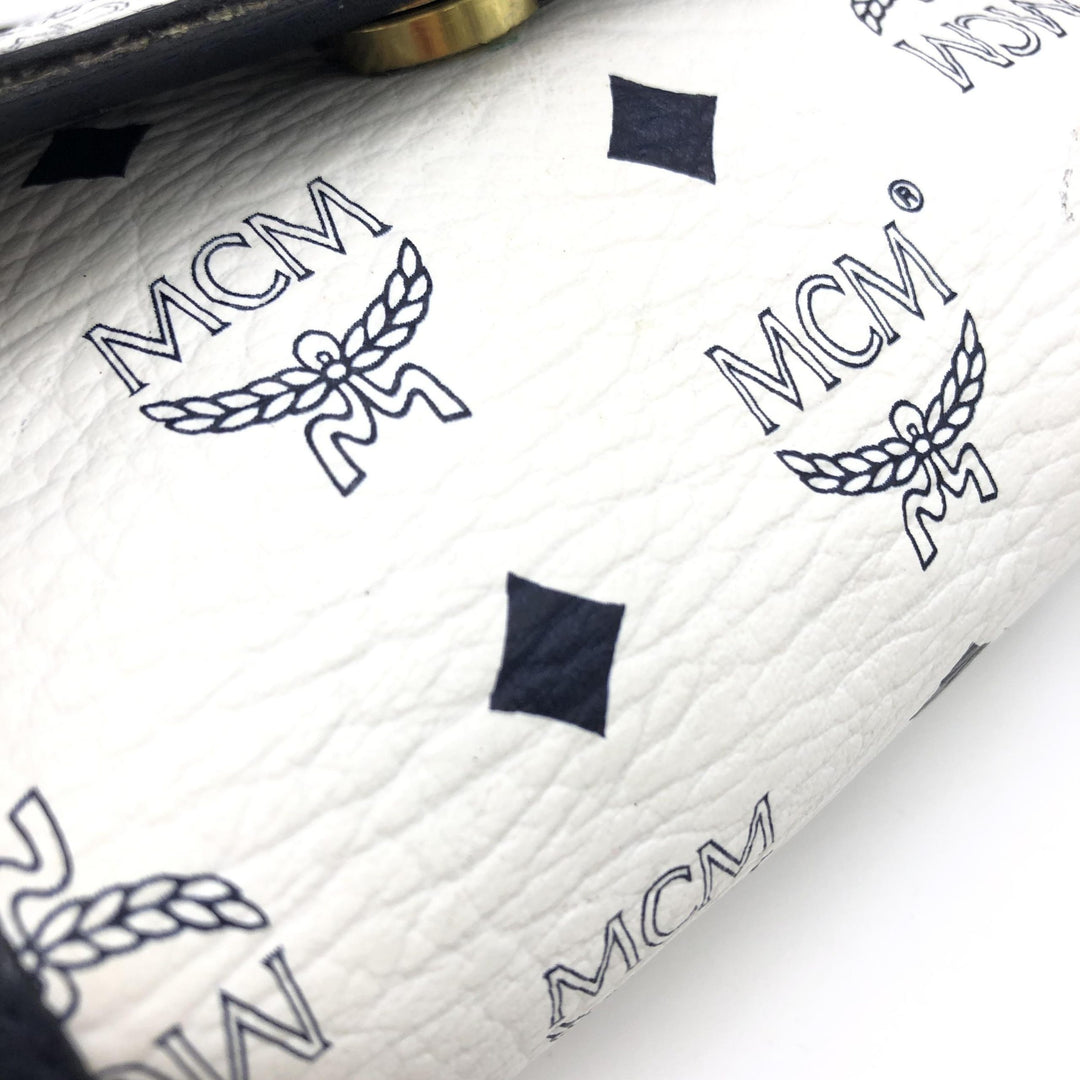 Mini Crossbody Bag White Visetos