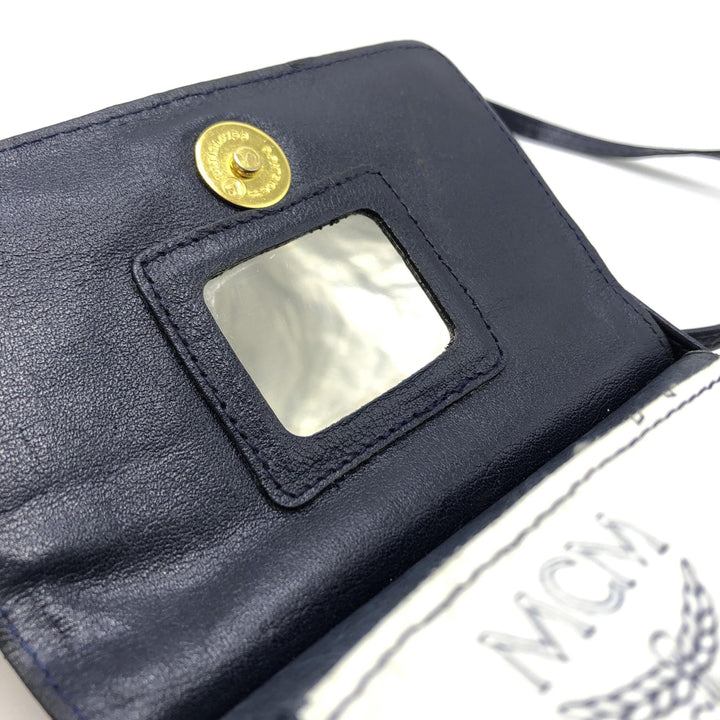 Mini Crossbody Bag White Visetos