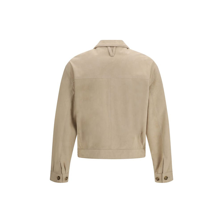 Beige Lamb Ovis Aries Aries Bomber