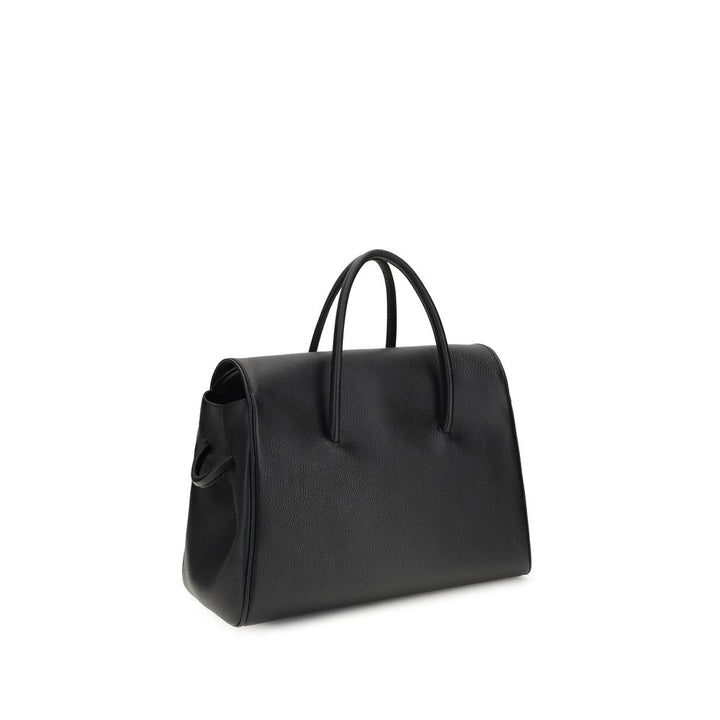 Black Calf Leather Bos Taurus Handbag