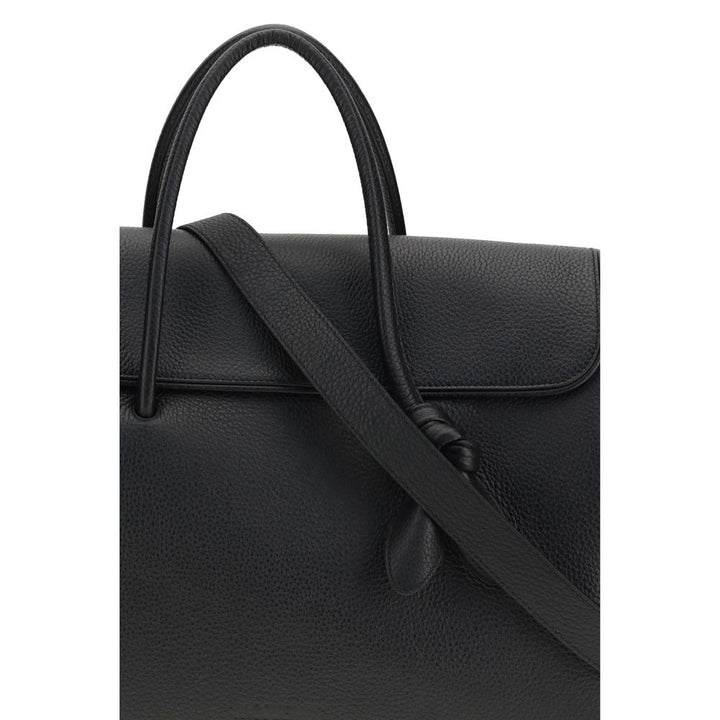 Black Calf Leather Bos Taurus Handbag