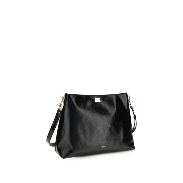 Black Calf Leather Bos Taurus Shoulder Bag