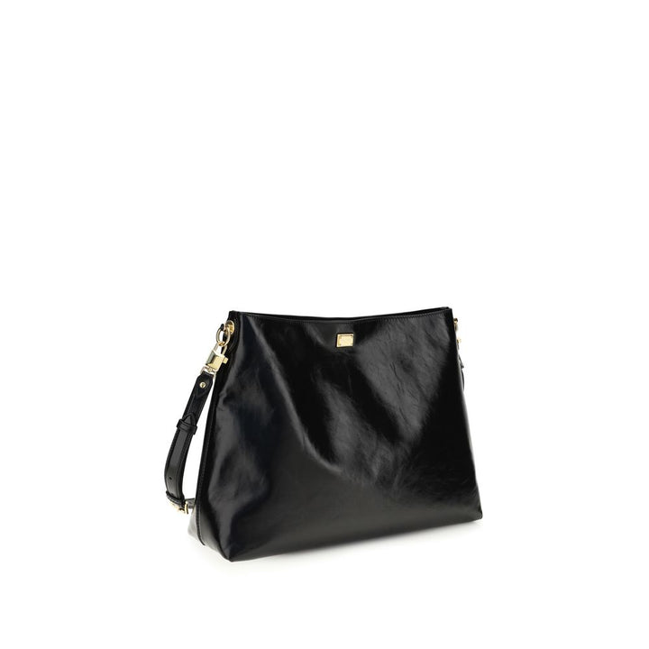 Black Calf Leather Bos Taurus Shoulder Bag