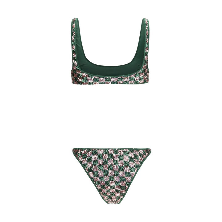 Multicolor Polyester Bikini