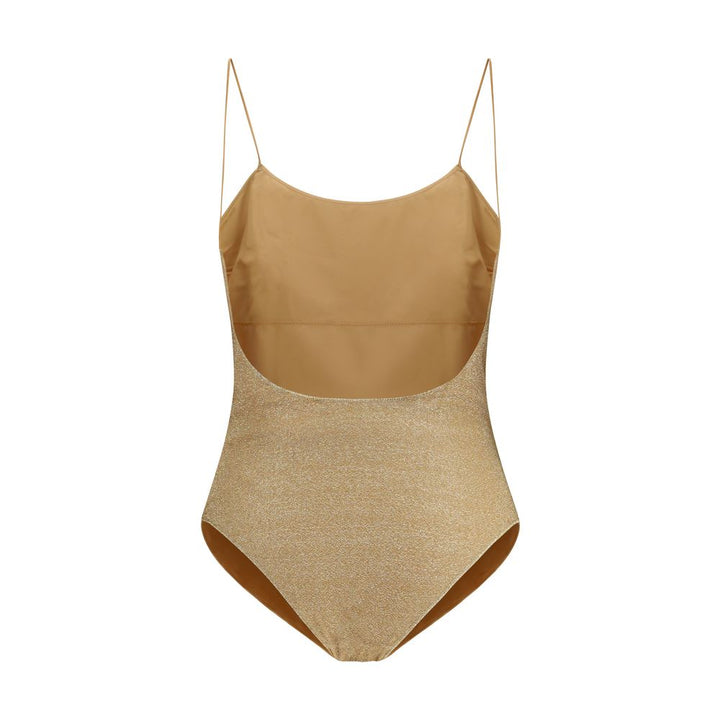Gold Metal One-Piece Swimsuit
