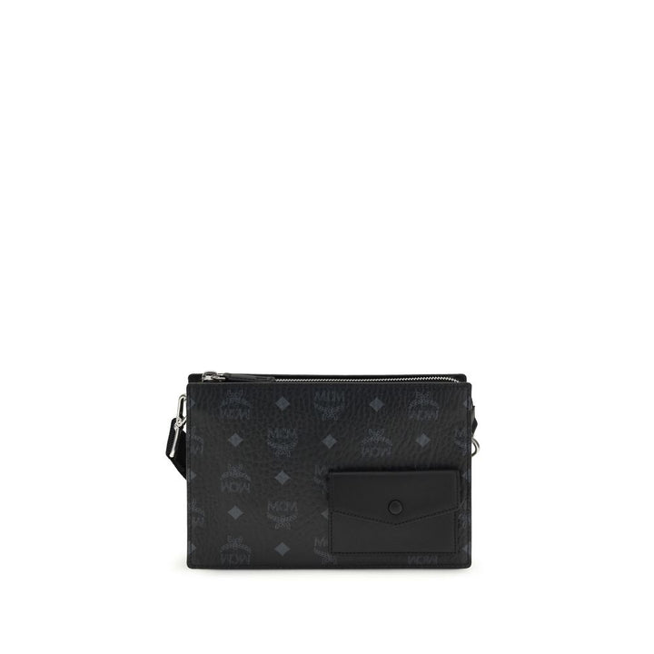 Black Calf Leather Bos Taurus Shoulder Bag