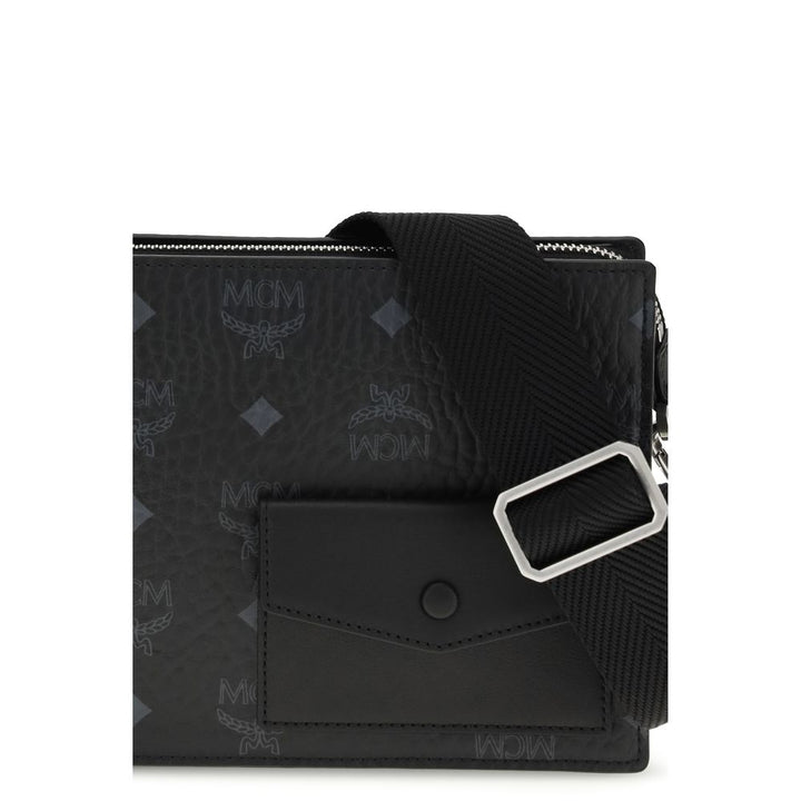 Black Calf Leather Bos Taurus Shoulder Bag