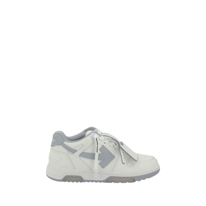 White Calf Leather Bos Taurus Low Top Sneakers