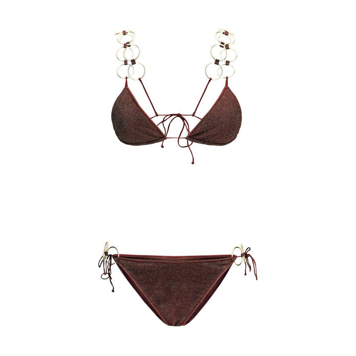 Brown Polyamide Bikini