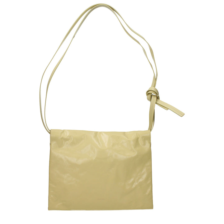 Yellow Leather Shoulder Bag