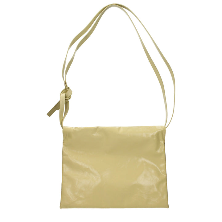 Yellow Leather Shoulder Bag