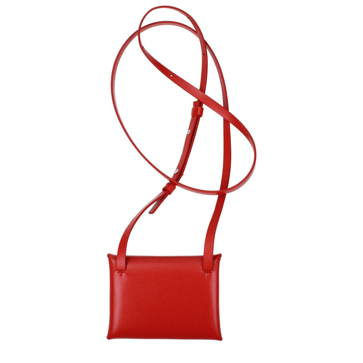 Red Leather Crossbody Bag