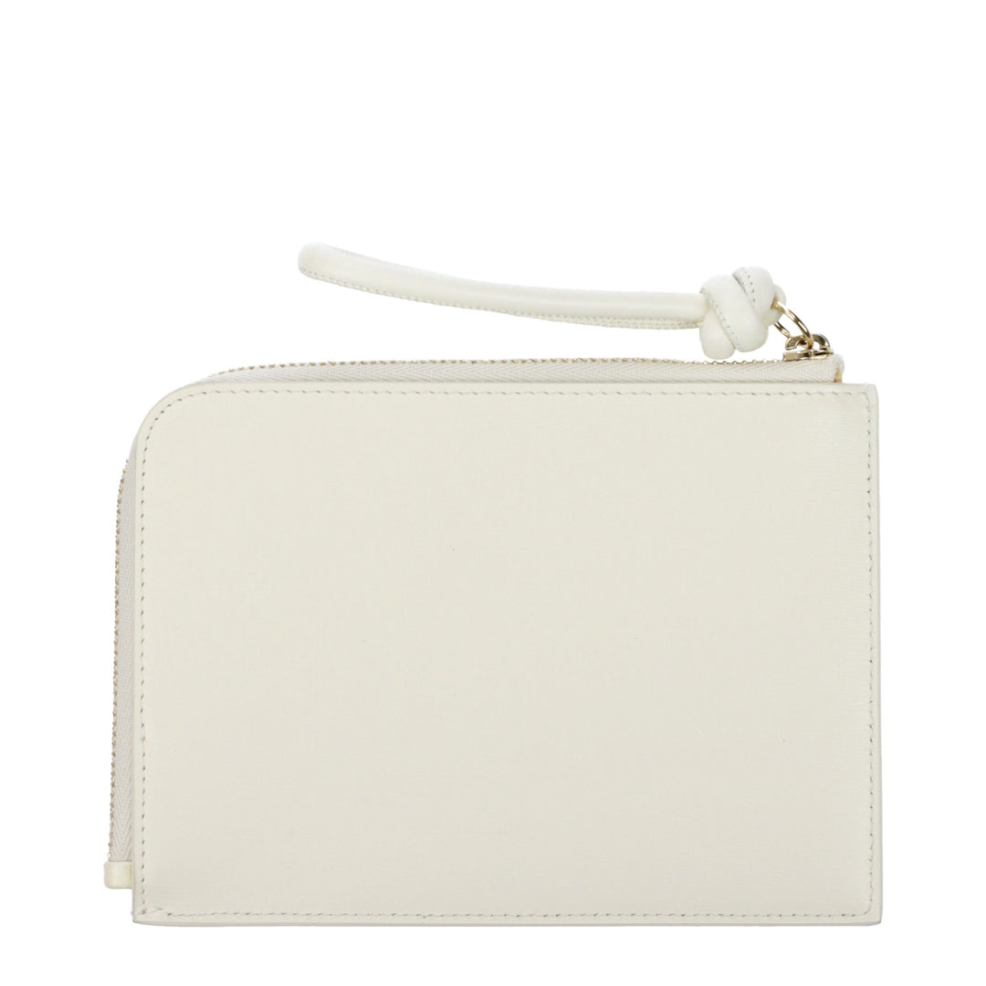 Beige Leather Wallet