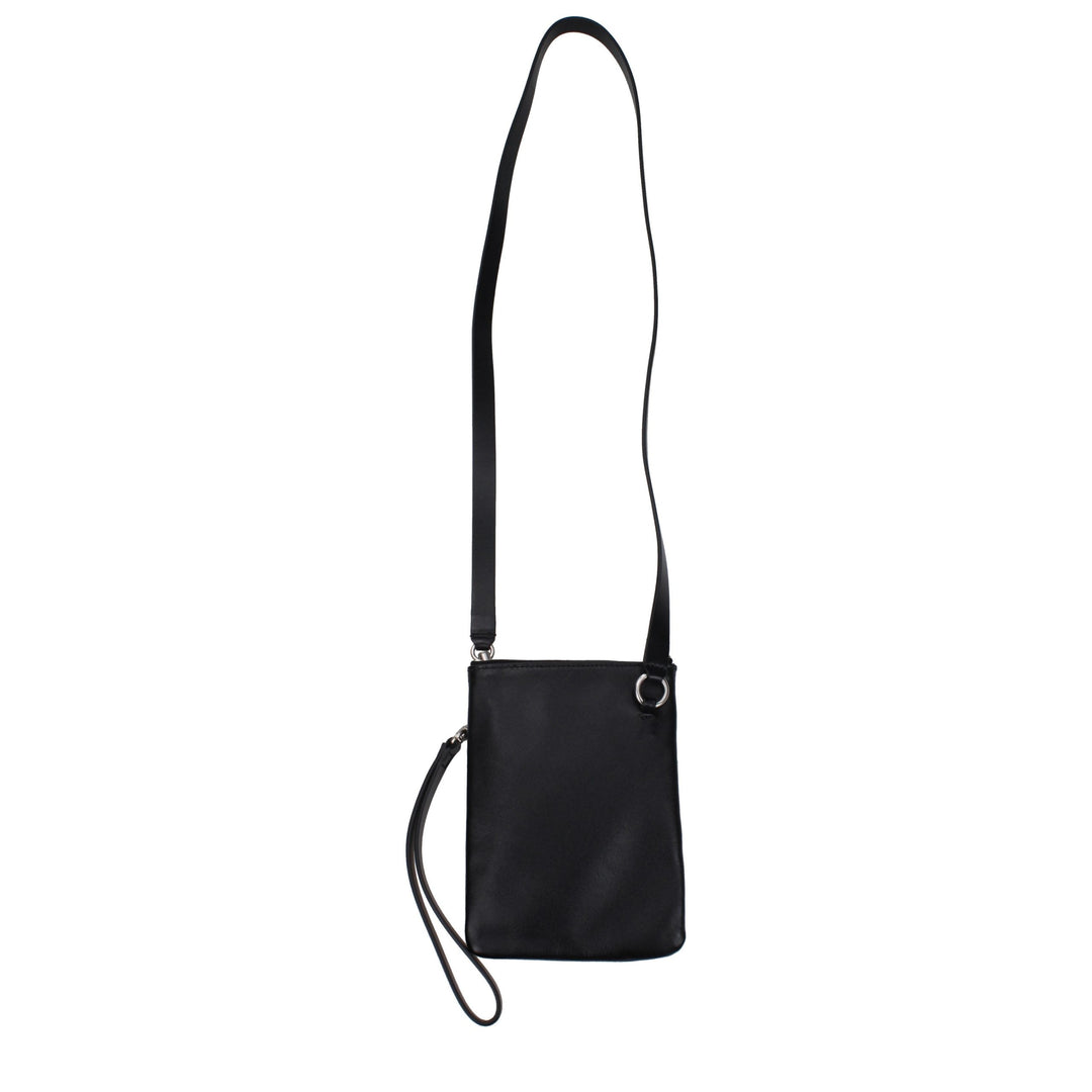 Black Leather Crossbody Bag