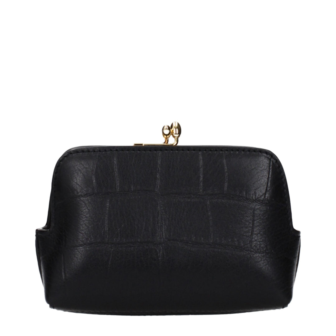 Black Leather Crossbody Bag