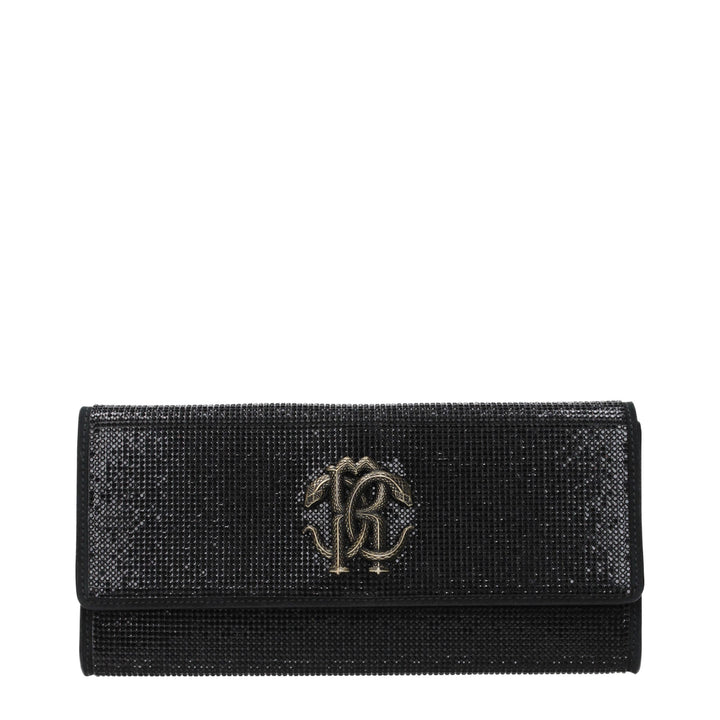 Black Leather Clutch Bag