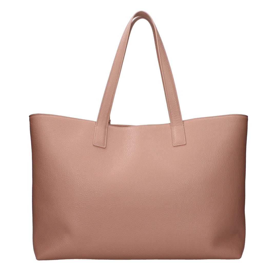 Pink Leather Shoulder Bag
