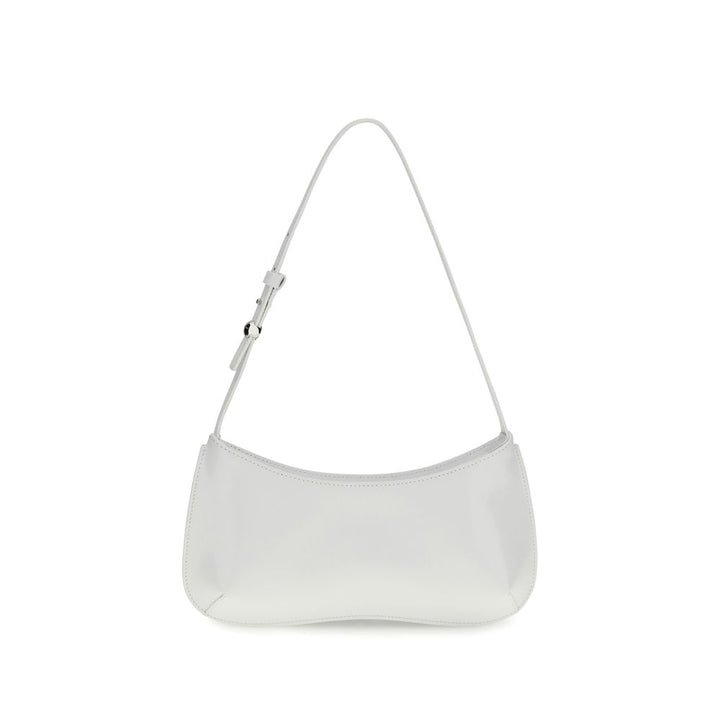 White Calf Leather Bos Taurus Shoulder Bag