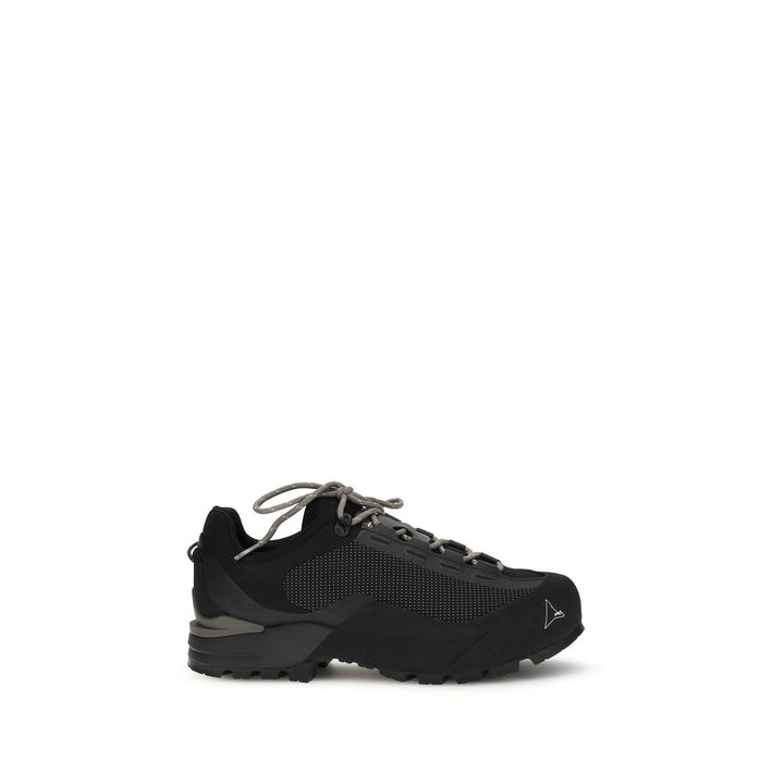 Black Polyamide Athletic Sneakers