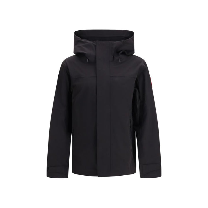 Black Polyester Rain Coat