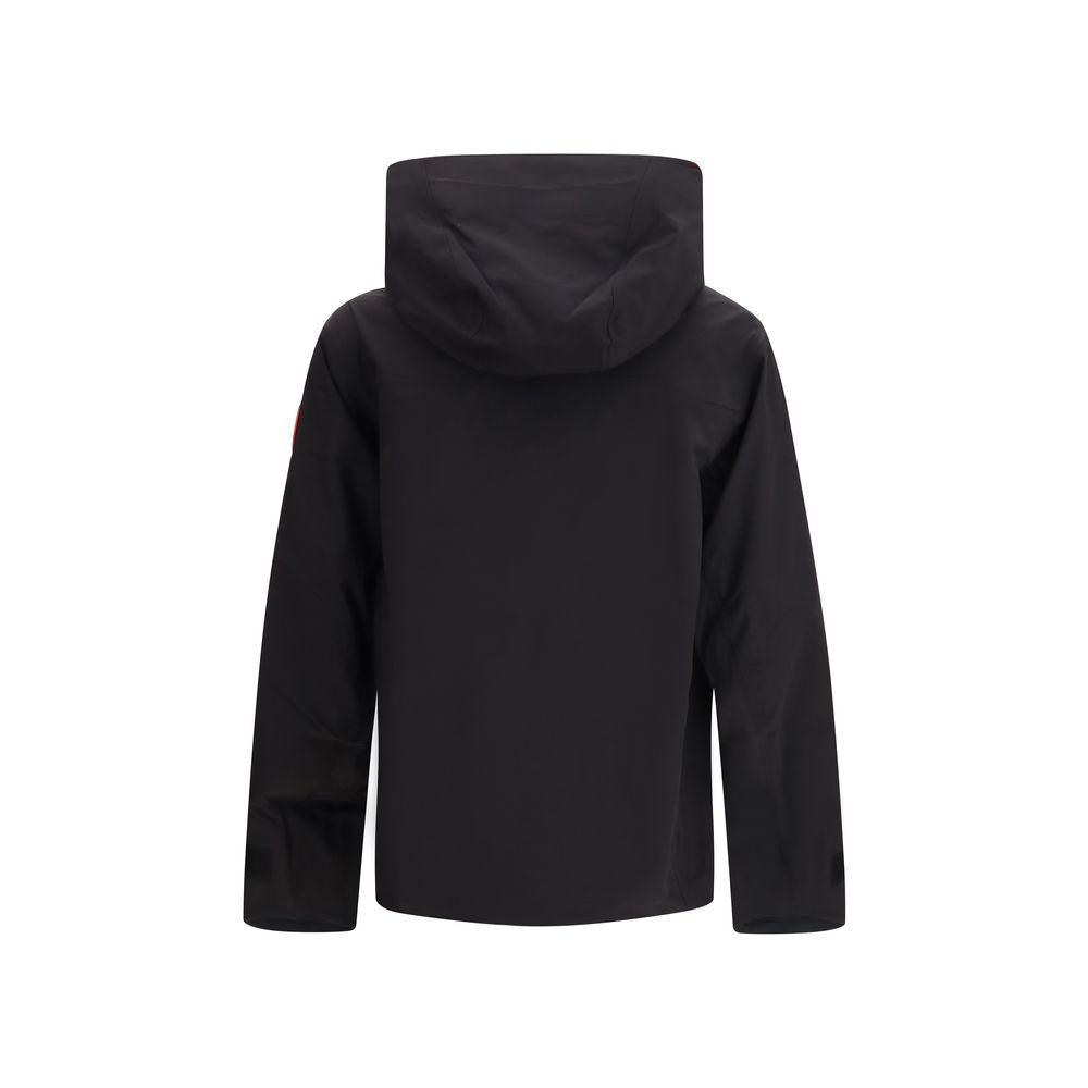 Black Polyester Rain Coat