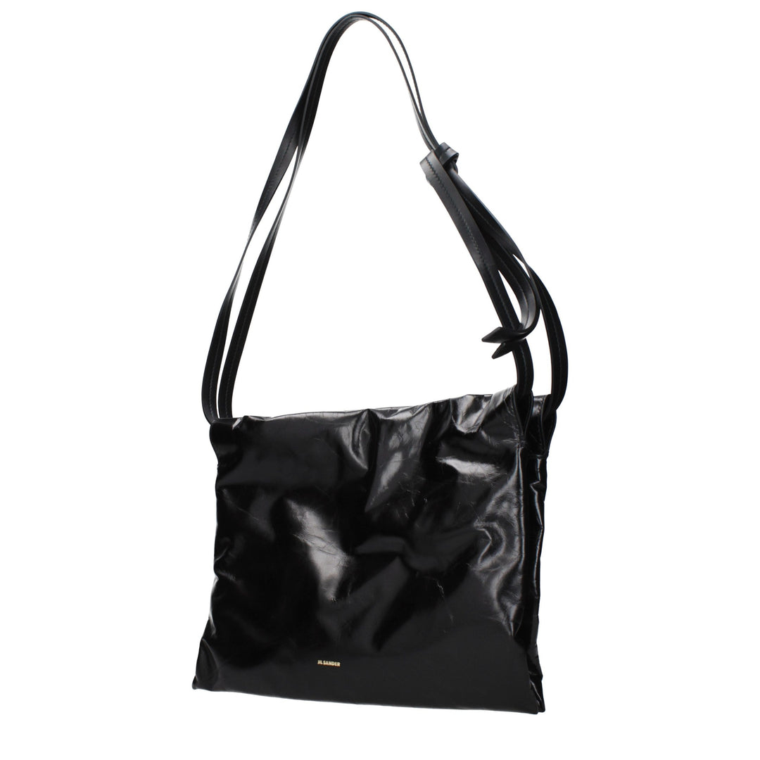 Black Leather Shoulder Bag
