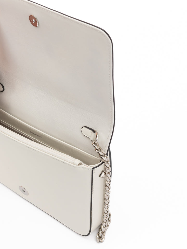 White Leather Crossbody Bag