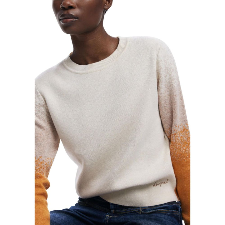 Beige Viscose Sweatshirt