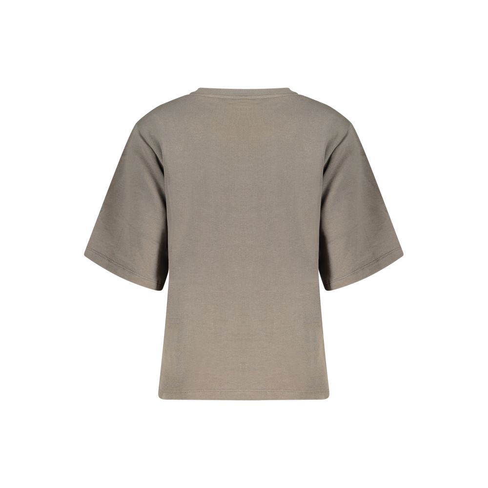 Grigio Cotton Women Sweatshirt