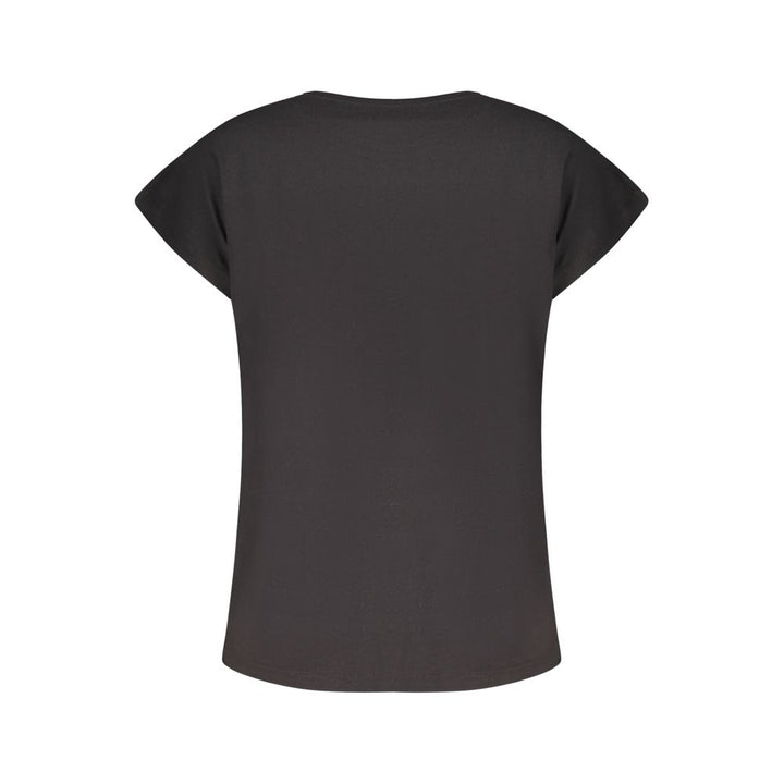 Black Organic Cotton Women T-Shirt