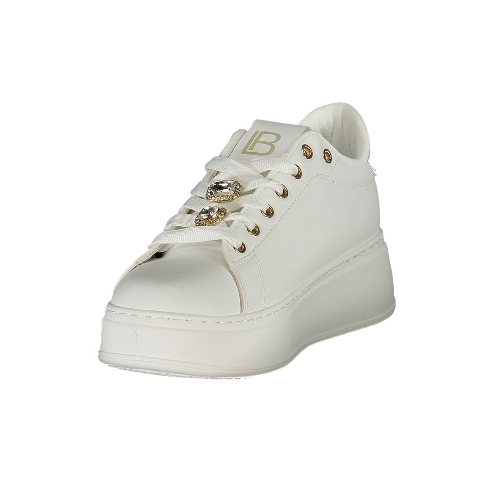 Bianco Polyurethane Women Sneaker