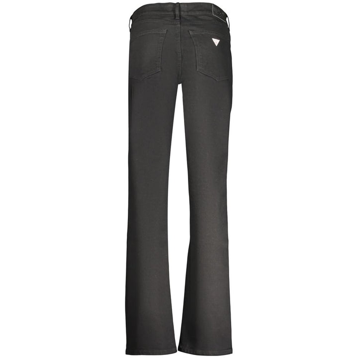 Black Cotton Women's Jeans