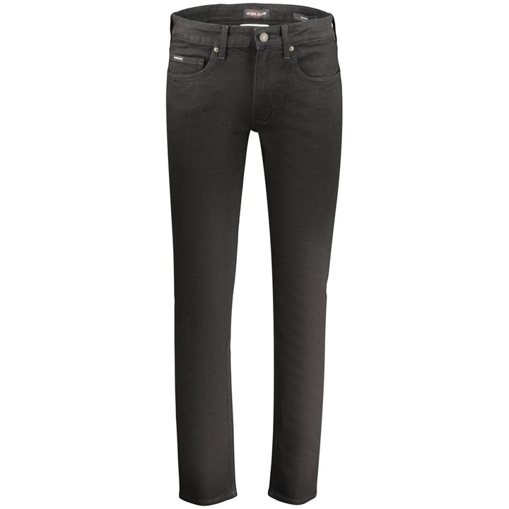 Black Cotton Mens Jeans