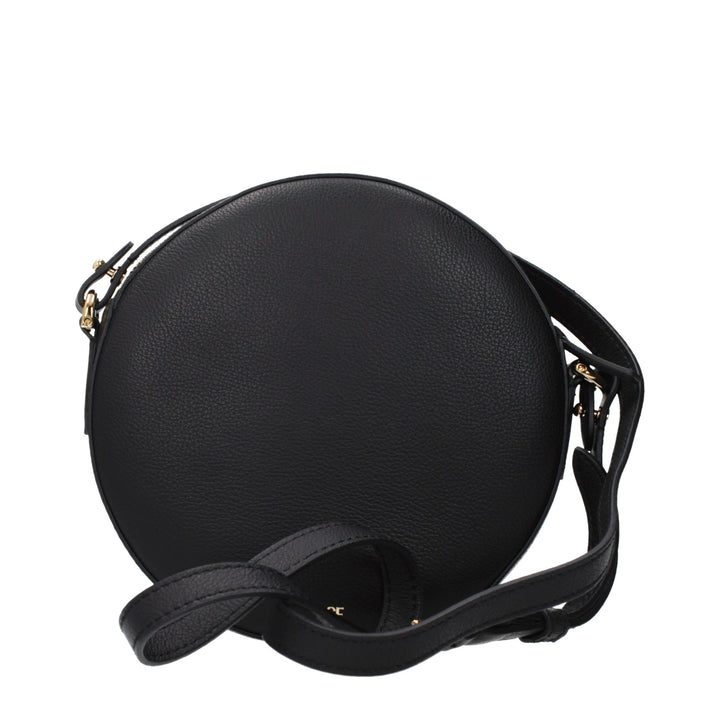 Black Leather Crossbody Bag