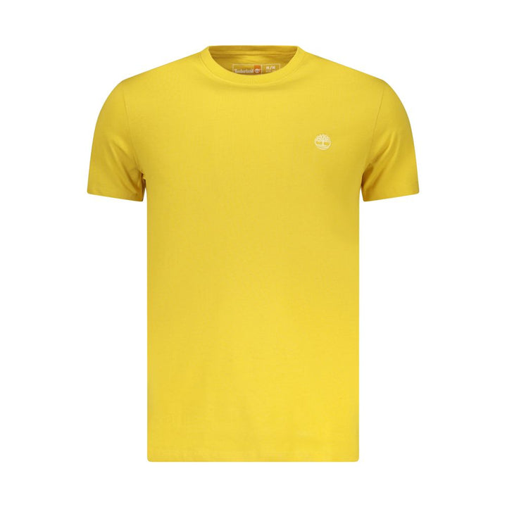 Yellow Cotton Mens T-Shirt