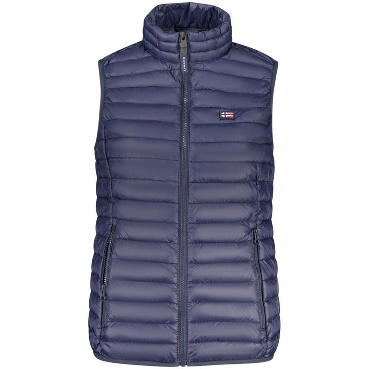 Blu Poliammide Women's Gilet