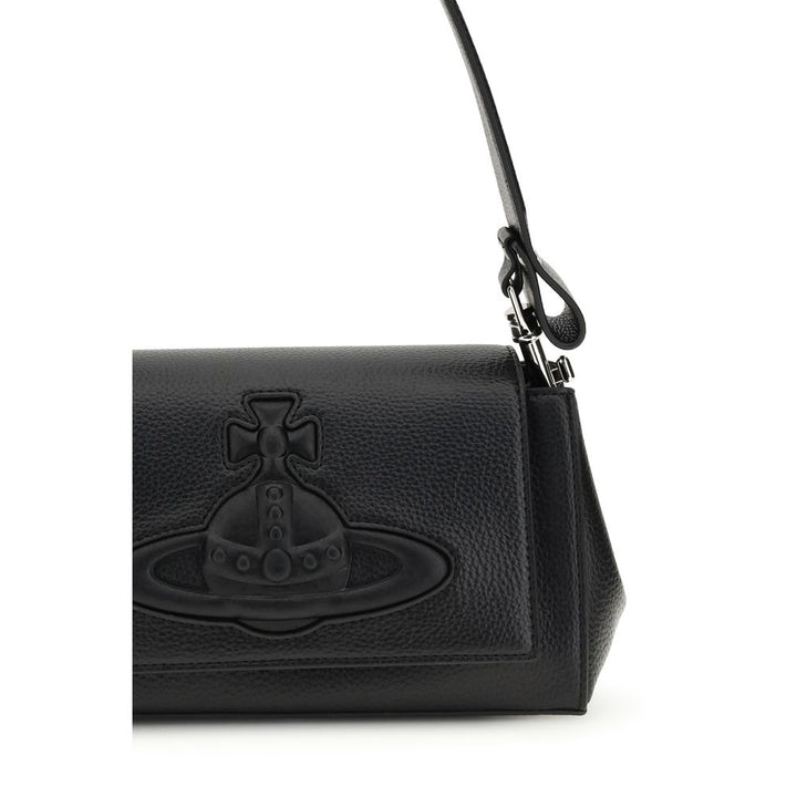 Black Polyethylene Shoulder Bag