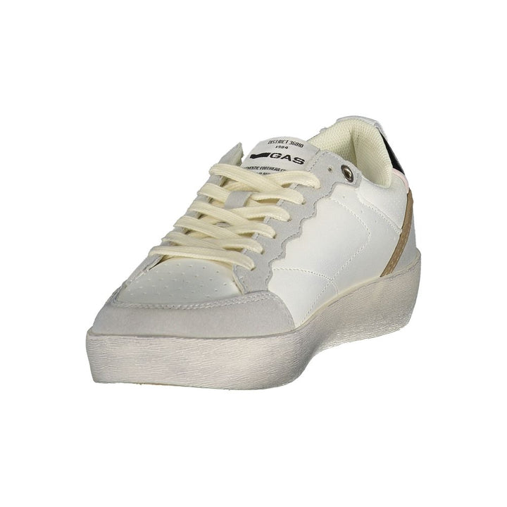 Gray Polyester Athletic Sneakers