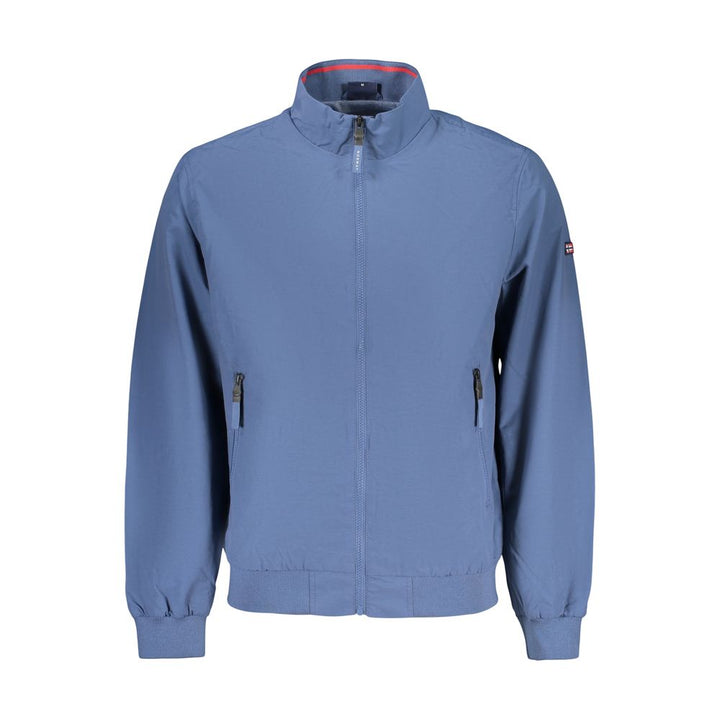 Blue Cotton Men's Jacket