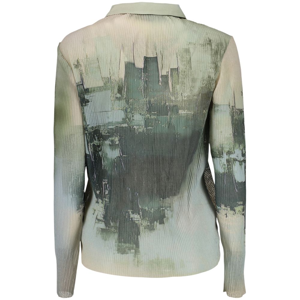 Verde Polyester Women Shirt