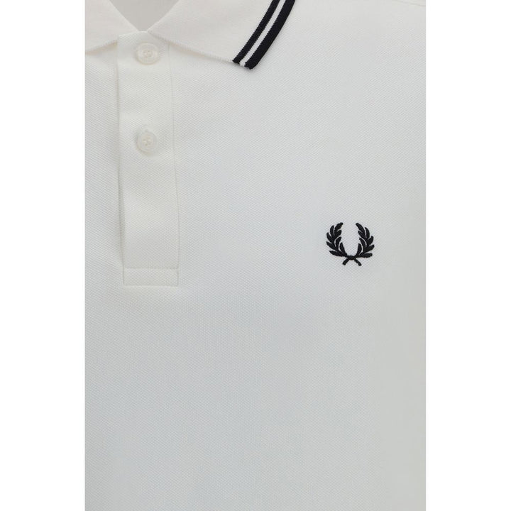 White Cotton Polo Shirt