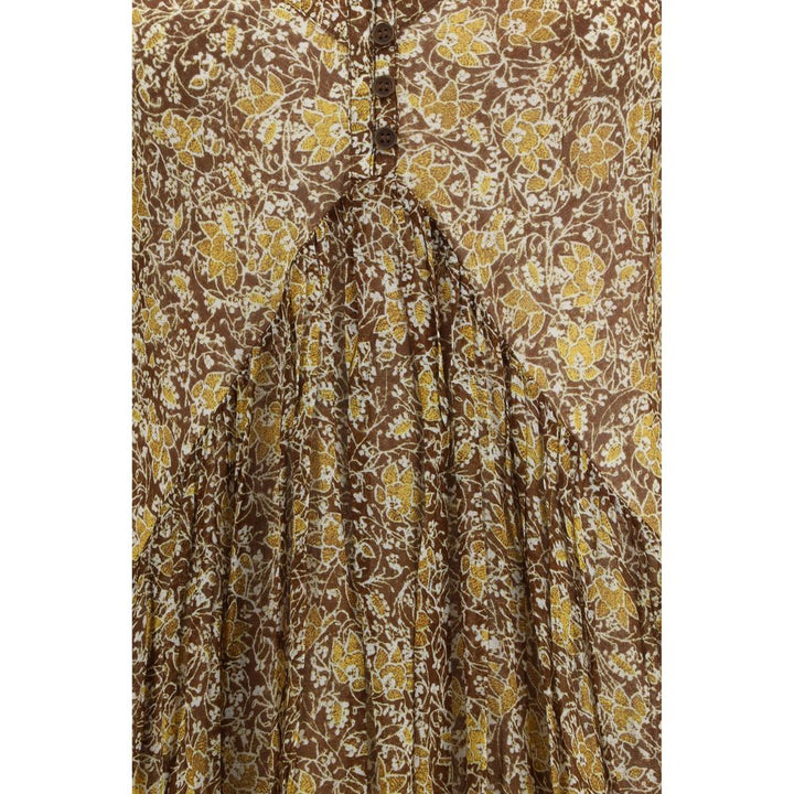 Bicolor Cotton Casual Dress