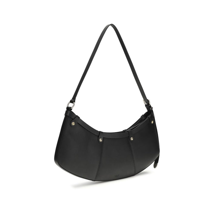 Black Calf Leather Bos Taurus Shoulder Bag