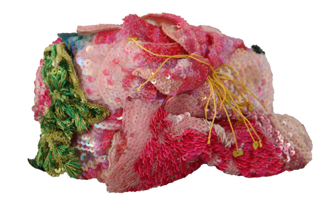 Multicolor Sequined Lurex Black Hair Headband