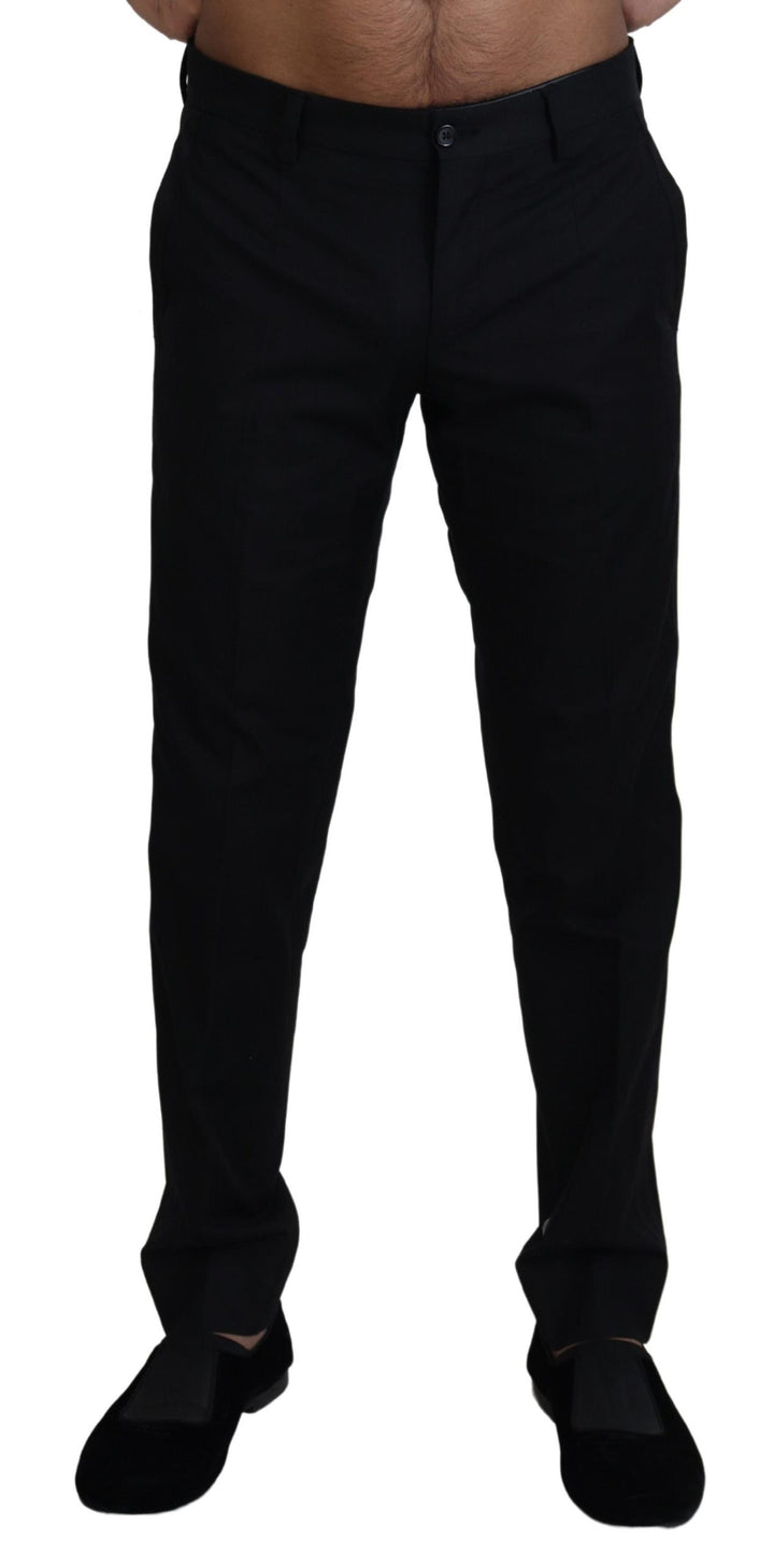 Black Chino Formal Cotton Pants