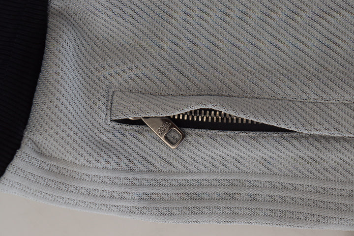 Gray Polyester Sweatpants Jogger Pants