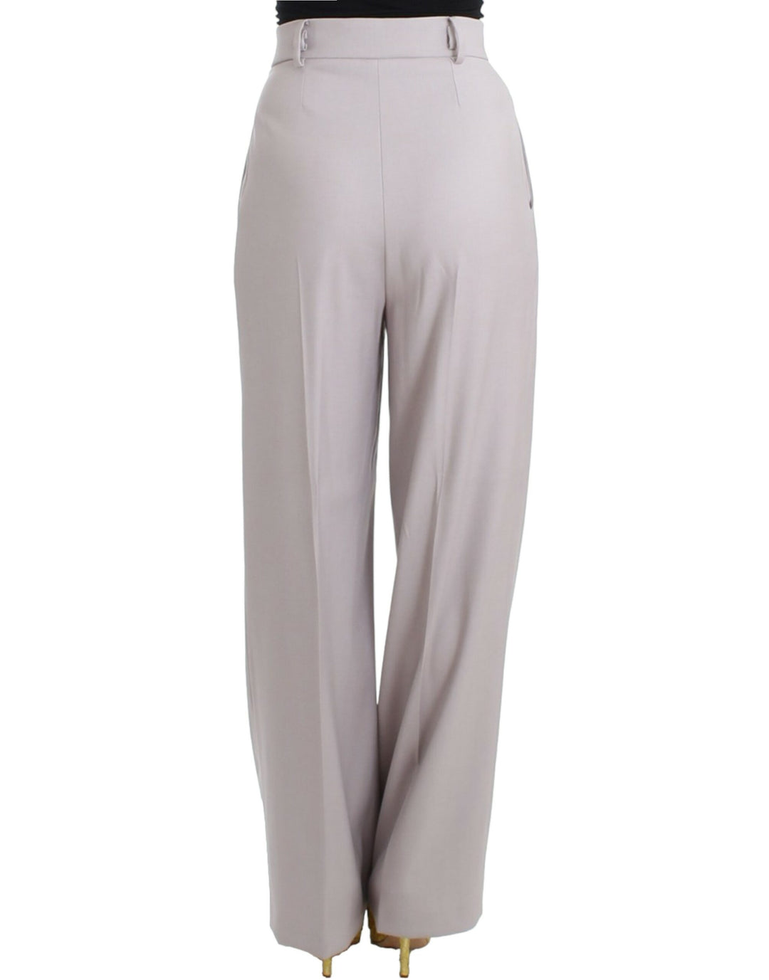 Gray high waist pants