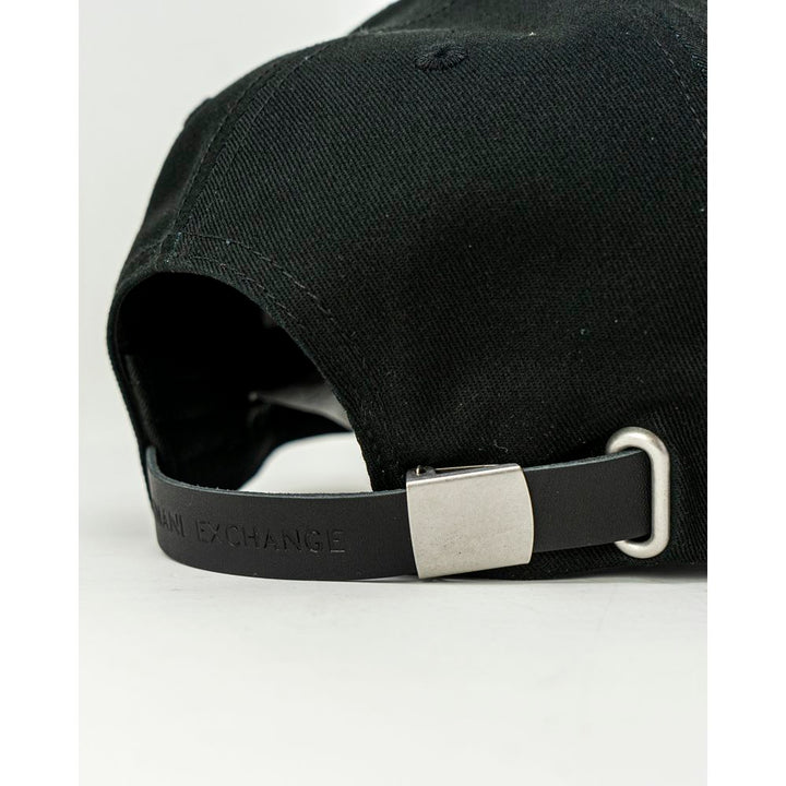 Black Cotton Cap (Baseball Hat)