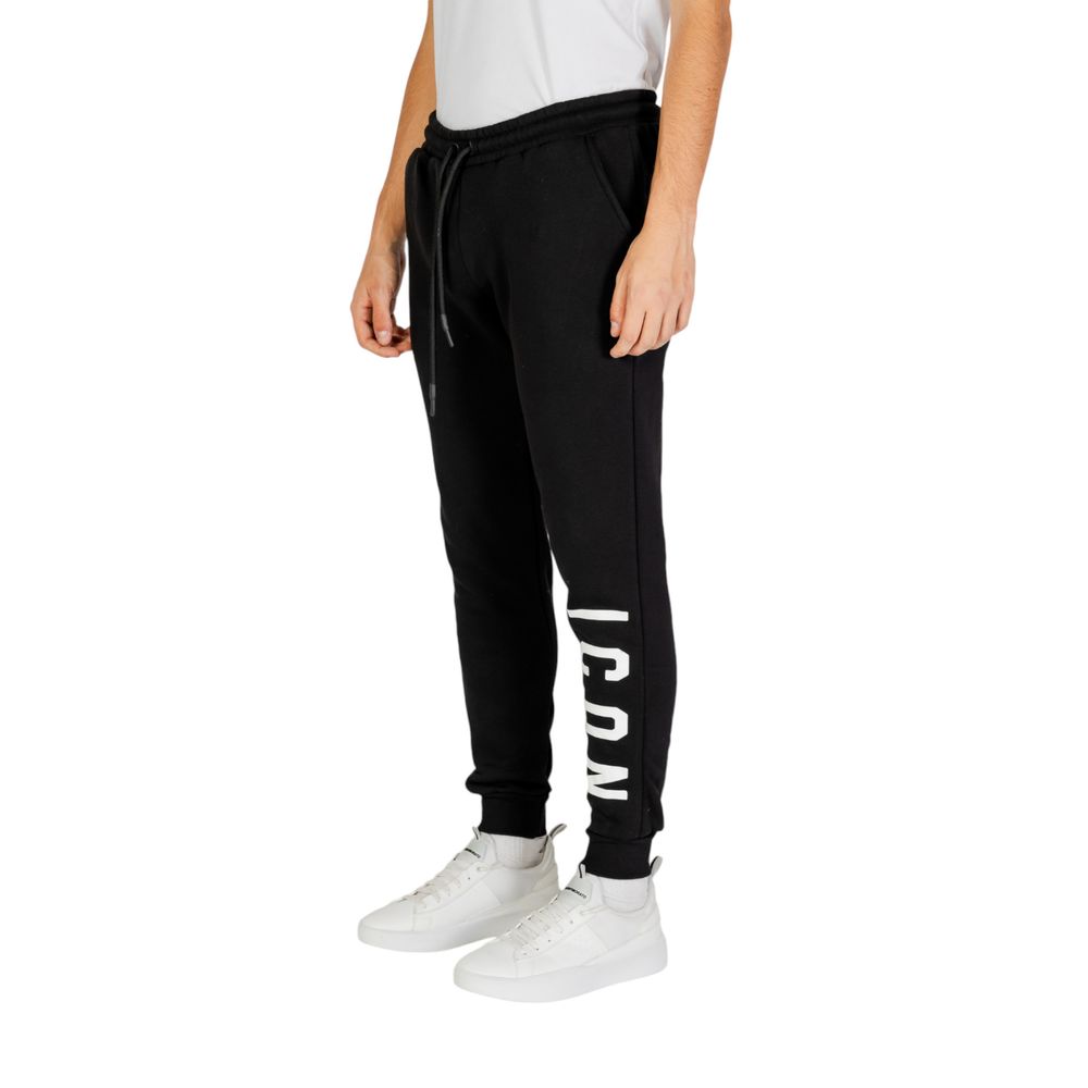 Black And White Cotton Joggers (Workout Pants)